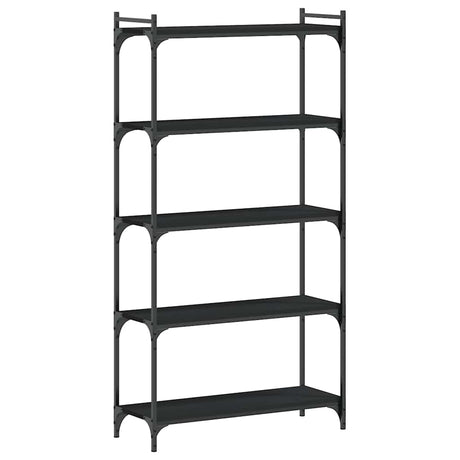 Vidaxl boekenkast 5-laags 80x30x154 cm bewerkt hout zwart