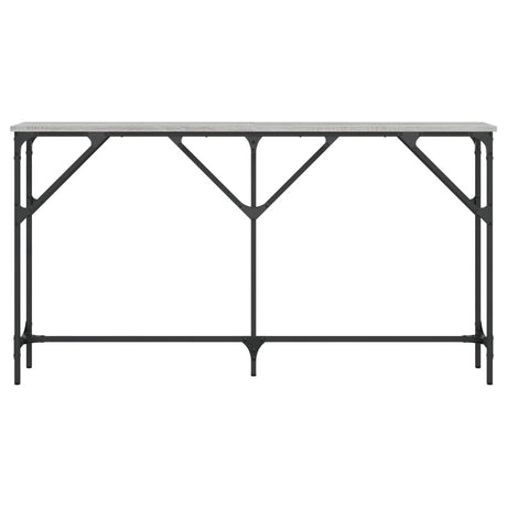 Vidaxl wandtafel 140x23x75 cm bewerkt hout grijs sonoma