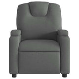 Vidaxl relaxfauteuil donkergrijze stof