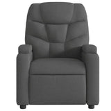 Vidaxl relaxfauteuil donkergrijze stof
