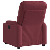 Vidaxl fauteuil verstelbaar stof wijnrood