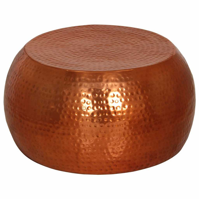 Vidaxl salontafel ø 55x28 cm aluminium messing
