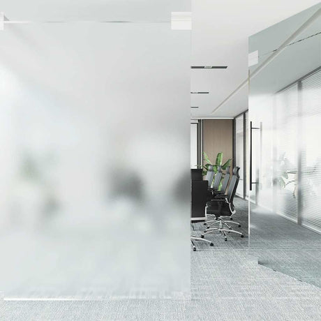 Vidaxl raamfolies mat pvc grijs