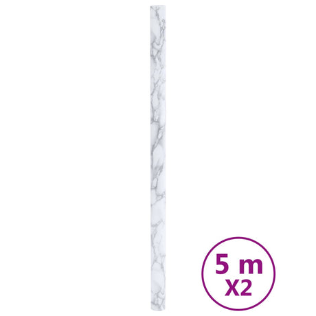 Folie meblowe Vidaxx samoprzylepne 90x500 cm PCV marmurkowe białe