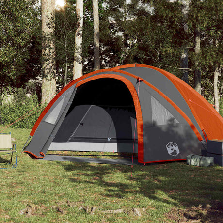 Vidaxl Dome Tent 4-osobowy wodoodporny pomarańcz