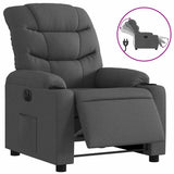 Vidaxl fauteuil elektrisch verstelbaar stof donkergrijs