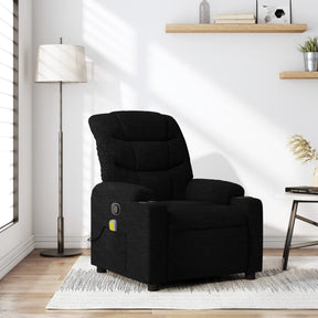 Vidaxl massagestoel met zwarte stof