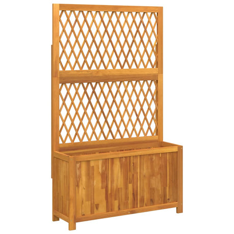 Donica Vidaxx z kratą 100x32x165 cm z litego drewna akacjowego