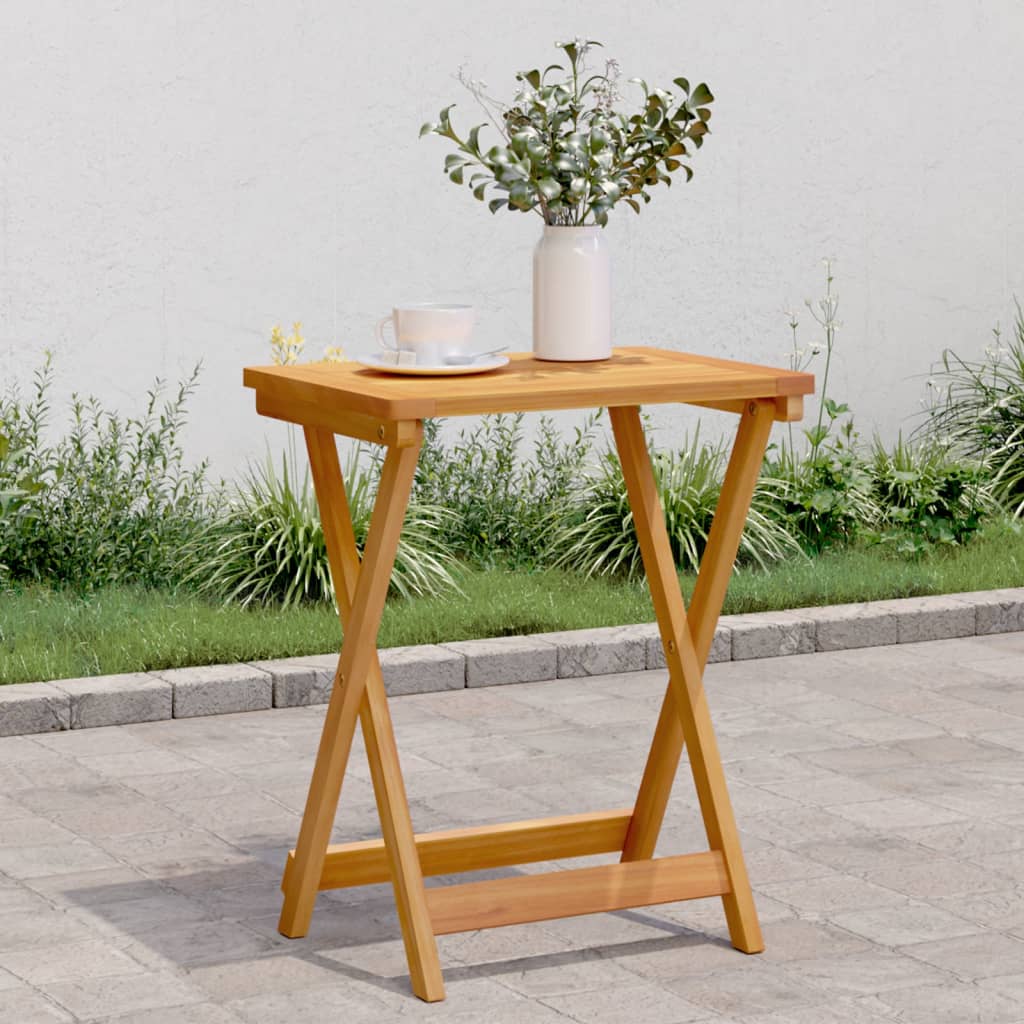 Vidaxl tuintafel inklapbaar 50x36x60 cm massief acaciahout