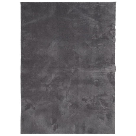 VidaXL dywan huarte z krótkim włosiem, miękki, nadający się do prania, 200x280 cm, antracyt