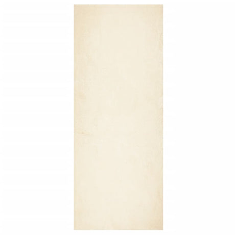 Dywan Vidaxx Huarte z krótkim włosiem, miękki, nadający się do prania, 80x200 cm, kremowy