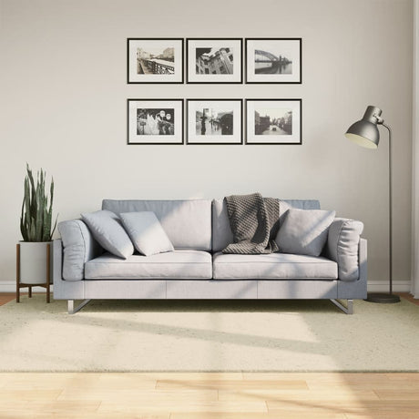 Dywan Vidaxx Huarte z krótkim włosiem, miękki, nadający się do prania, 160x230 cm, kremowy