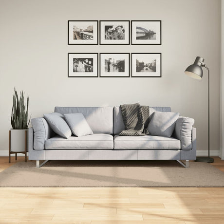 Dywan Vidaxx Huarte z krótkim włosiem, miękki, nadający się do prania, 100x200cm w kolorze piaskowym