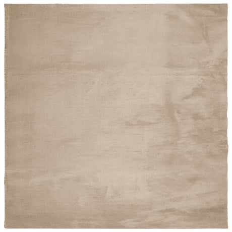 Dywan Vidaxx huarte z krótkim włosiem, miękki, nadający się do prania, 160x160 cm, w kolorze piaskowym