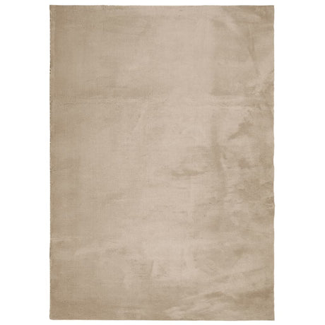 VidaXL dywan huarte z krótkim włosiem, miękki, nadający się do prania, 200x280 cm, w kolorze piaskowym