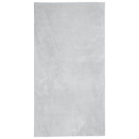 Dywan Vidaxx Huarte z krótkim włosiem, miękki, nadający się do prania, 60x110 cm, szary