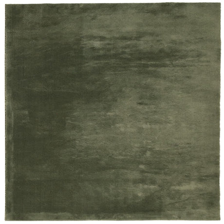 VidaXL Dywan huarte z krótkim włosiem, miękki, nadający się do prania, 200x200 cm, leśny zielony