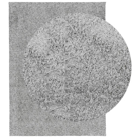 VidaXL Dywan Pamplona z głębokim włosiem, nowoczesny, 140x200 cm, szary