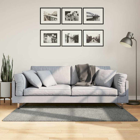 VidaXL Dywan Pamplona z głębokim włosiem, nowoczesny, 80x150 cm, zielony
