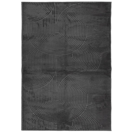 VidaXL dywan skandynawski iza z krótkim włosiem, 140x200 cm, antracyt