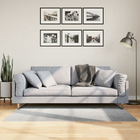 VidaXL Dywan Iza z krótkim włosiem, skandynawski, 80x150 cm, szary