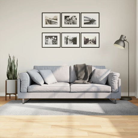 VidaXL Dywan Iza z krótkim włosiem, skandynawski, 100x200 cm, szary
