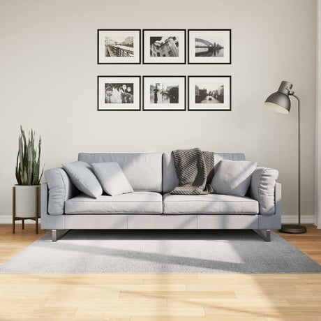 VidaXL Dywan Iza z krótkim włosiem, skandynawski, 120x170 cm, szary