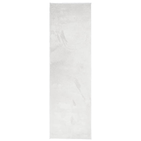 VidaXL Dywan oviedo z krótkim włosiem, 80x250 cm, szary
