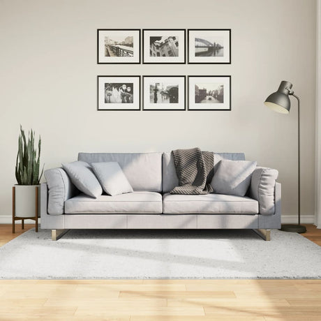 VidaXL Dywan oviedo z krótkim włosiem, 140x200 cm, szary