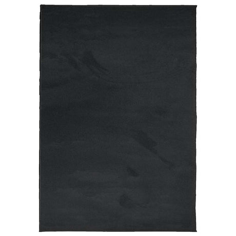 VidaXL Dywan oviedo z krótkim włosiem, 160x230 cm, czarny