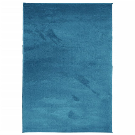VidaXL Dywan oviedo z krótkim włosiem, 200x280 cm, turkusowy