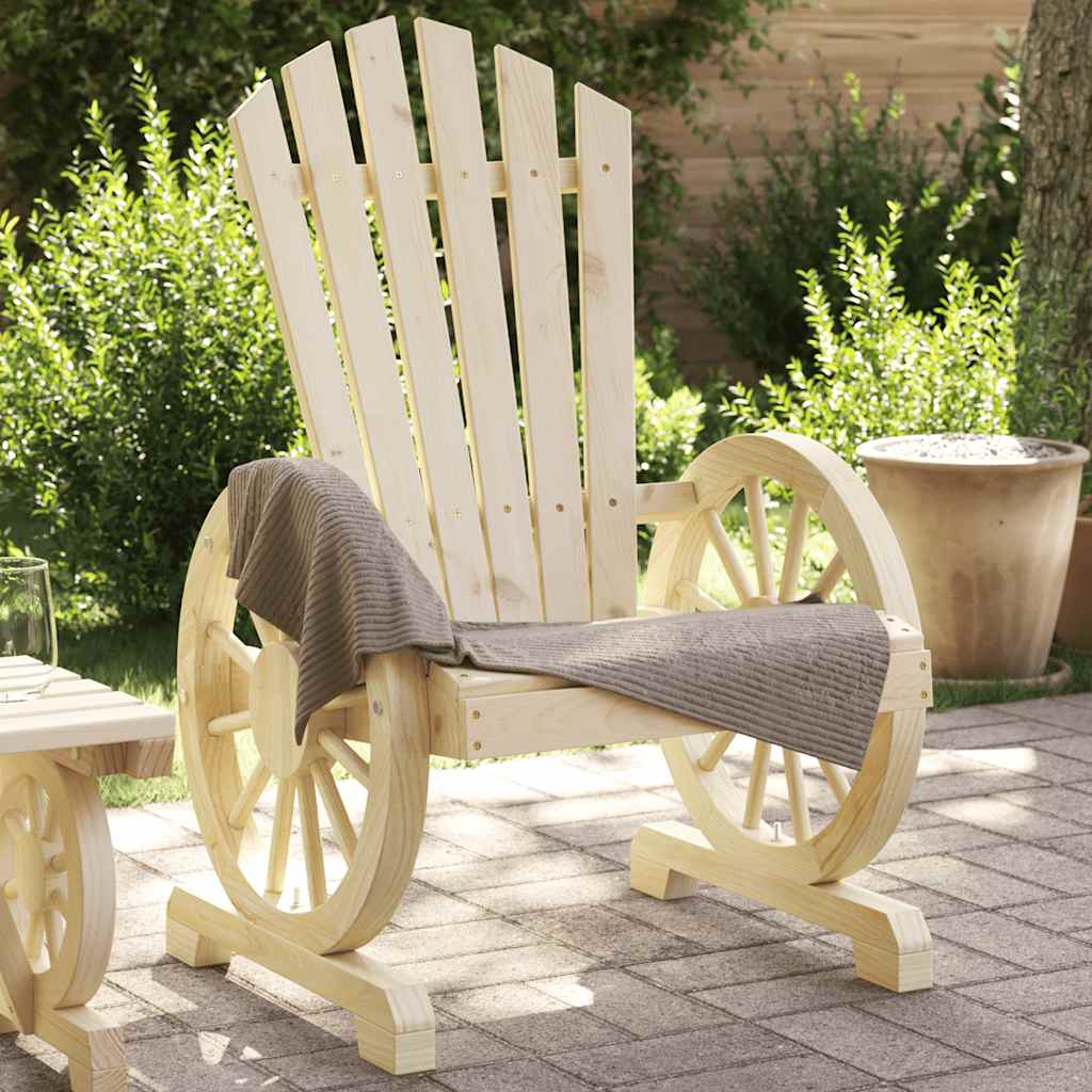 Vidaxl tuinstoel adirondack massief vurenhout