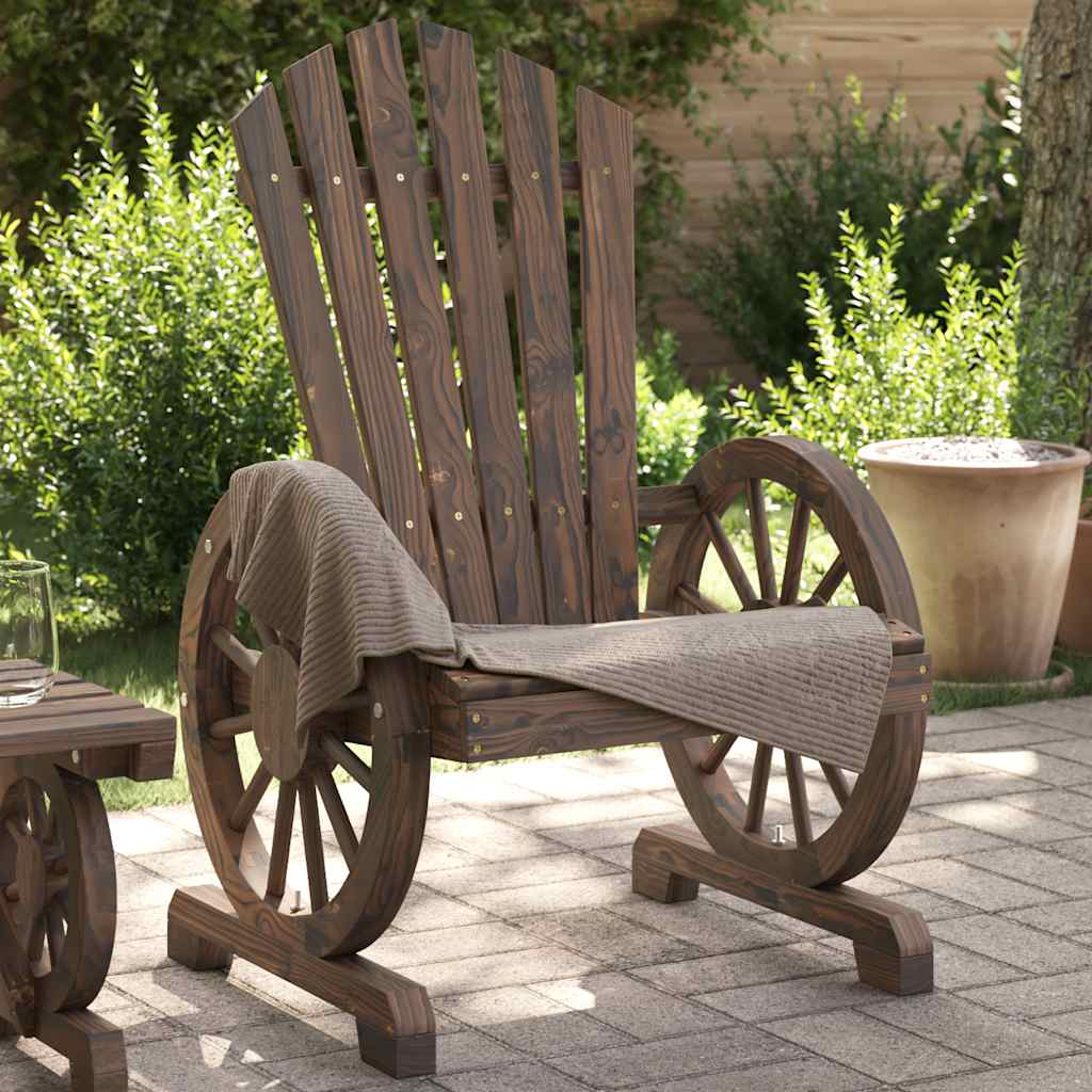 Vidaxl tuinstoel adirondack massief vurenhout