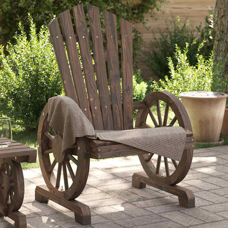 Vidaxl tuinstoel adirondack massief vurenhout