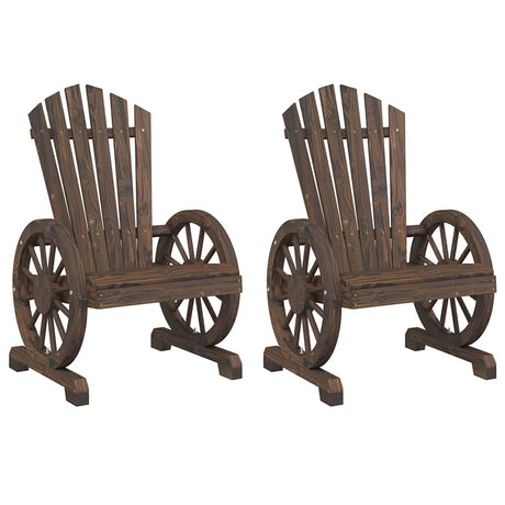 Vidaxl tuinstoelen 2 st adirondack massief vurenhout