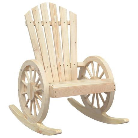 Vidaxl schommelstoel adirondack massief vurenhout
