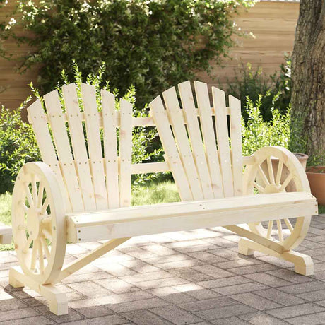 Vidaxl tuinstoel 2-zits adirondack massief vurenhout