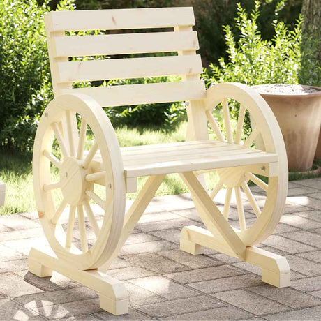 Vidaxl tuinstoel 58x58x78,5 cm massief vurenhout