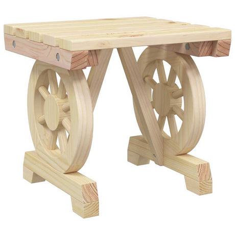 Vidaxl tuinvoetenbank 40x36,5x38,5 cm massief vurenhout