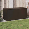 Vidaxl tuinbox 283 l poly rattan bruin