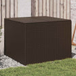 Vidaxl tuinbox 291 l poly rattan bruin