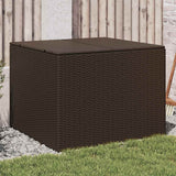 Vidaxl tuinbox 291 l poly rattan bruin