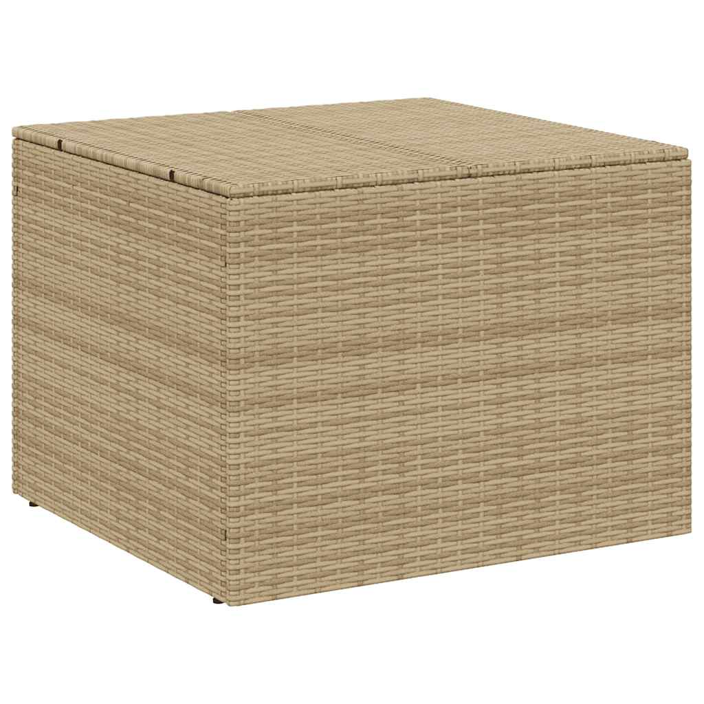 Vidaxl tuinbox 291 l poly rattan gemengd beige
