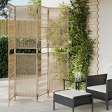 Vidaxl kamerscherm 4 panelen poly rattan beige