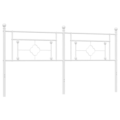 Vidaxl vervangend hoofdbord 180 cm metaal wit