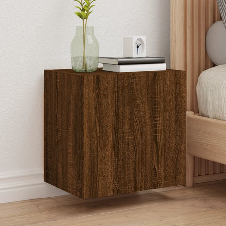 Vidaxl tv-wandmeubels 2 st 40,5x30x40 cm bewerkt hout bruineikenkleur