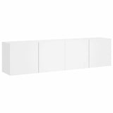 Vidaxl tv-meubels 2 st wandgemonteerd 80x30x41 cm wit