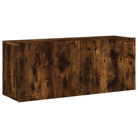 Vidaxl tv-meubel wandgemonteerd 100x30x41 cm gerookt eikenkleurig