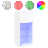 Vidaxl tv-meubel met led-verlichting 40,5x30x90 cm wit