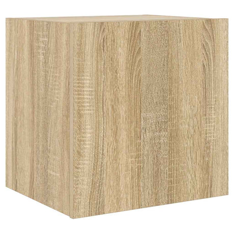 Vidaxl tv-wandmeubel met led-verlichting 40,5x35x40 cm sonoma eiken